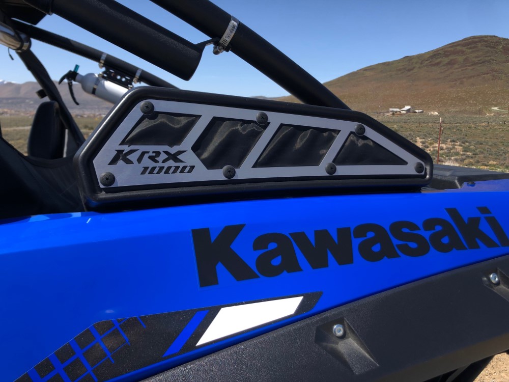 Kawasaki KRX & KRX4 Aluminum 'Frogskin' Air Intake Vent Covers [KRX79